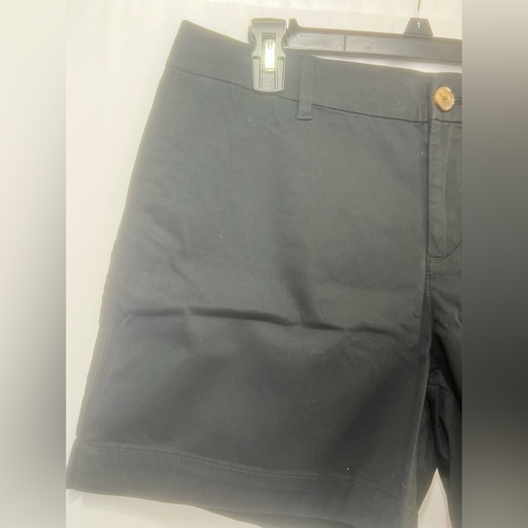 NWT Women's Black mid rise modest chino shorts Size: 12 - Picture 3 of 13